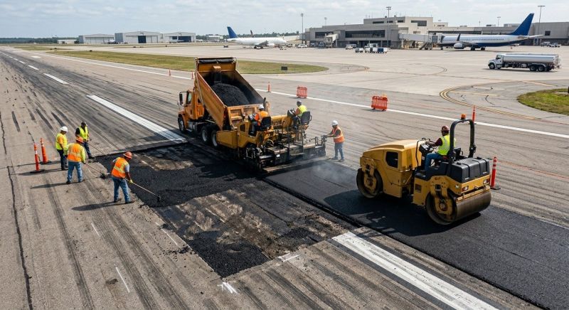 Airport Runway Repair in Bluffton, SC