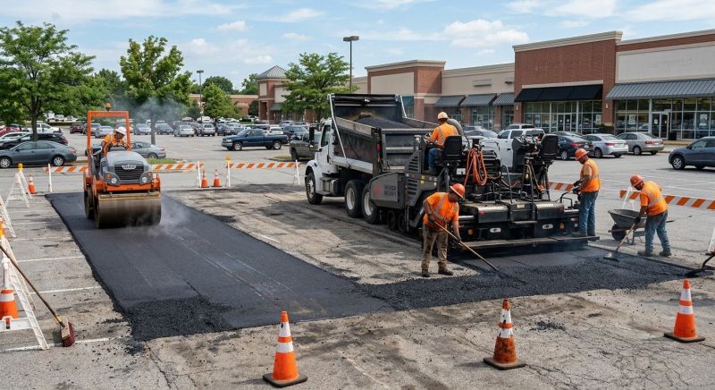 Asphalt Parking Lot Repair in San Diego County, CA