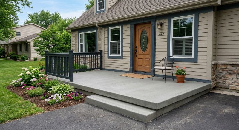 Concrete Porch Installation in Fort Collins, CO