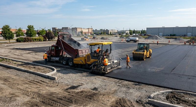 Industrial Asphalt Paving in Little Rock, AR